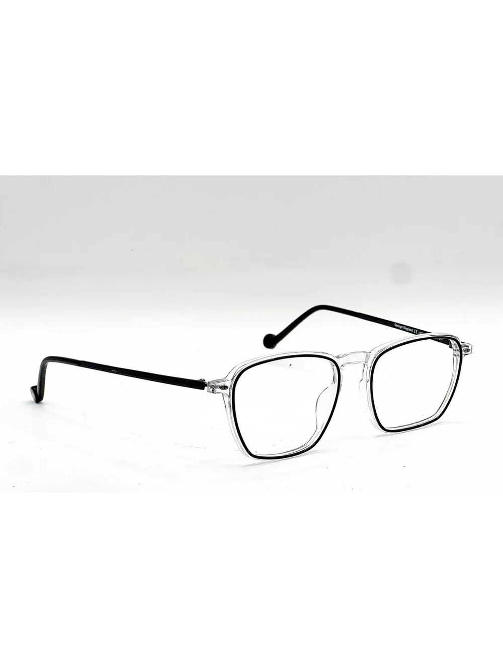 William Morris Ln50139 C1 Crystal/Black Authentic Eyeglasses 52-18-145